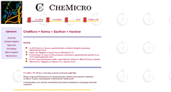 Desktop Screenshot of chemicro.hu