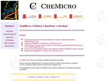 Tablet Screenshot of chemicro.hu